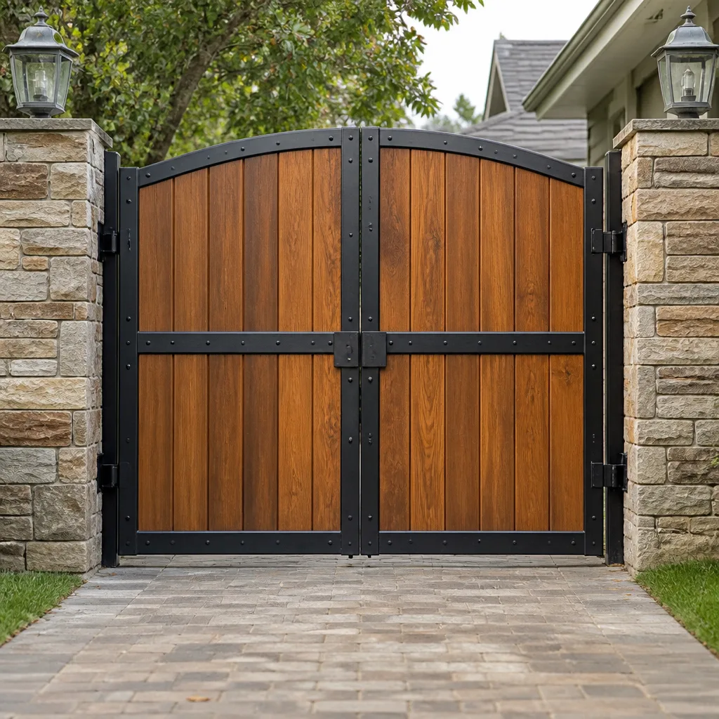 Wood & steel frame